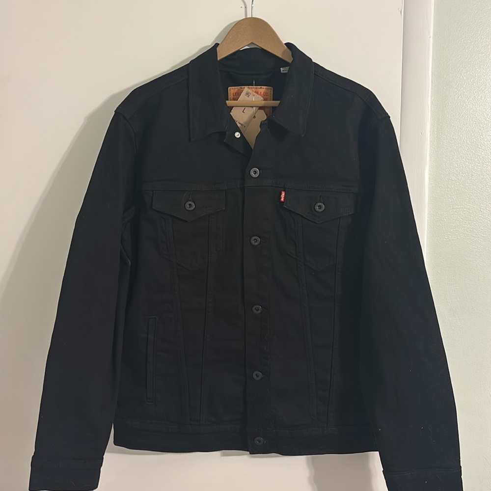 Brand new Levi’s Black Denim Jacket